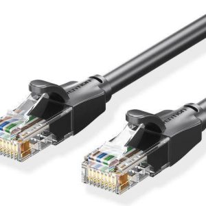 PATCH CABLE CAT.6 UTP/0.5M BLACK IBEBD VENTION