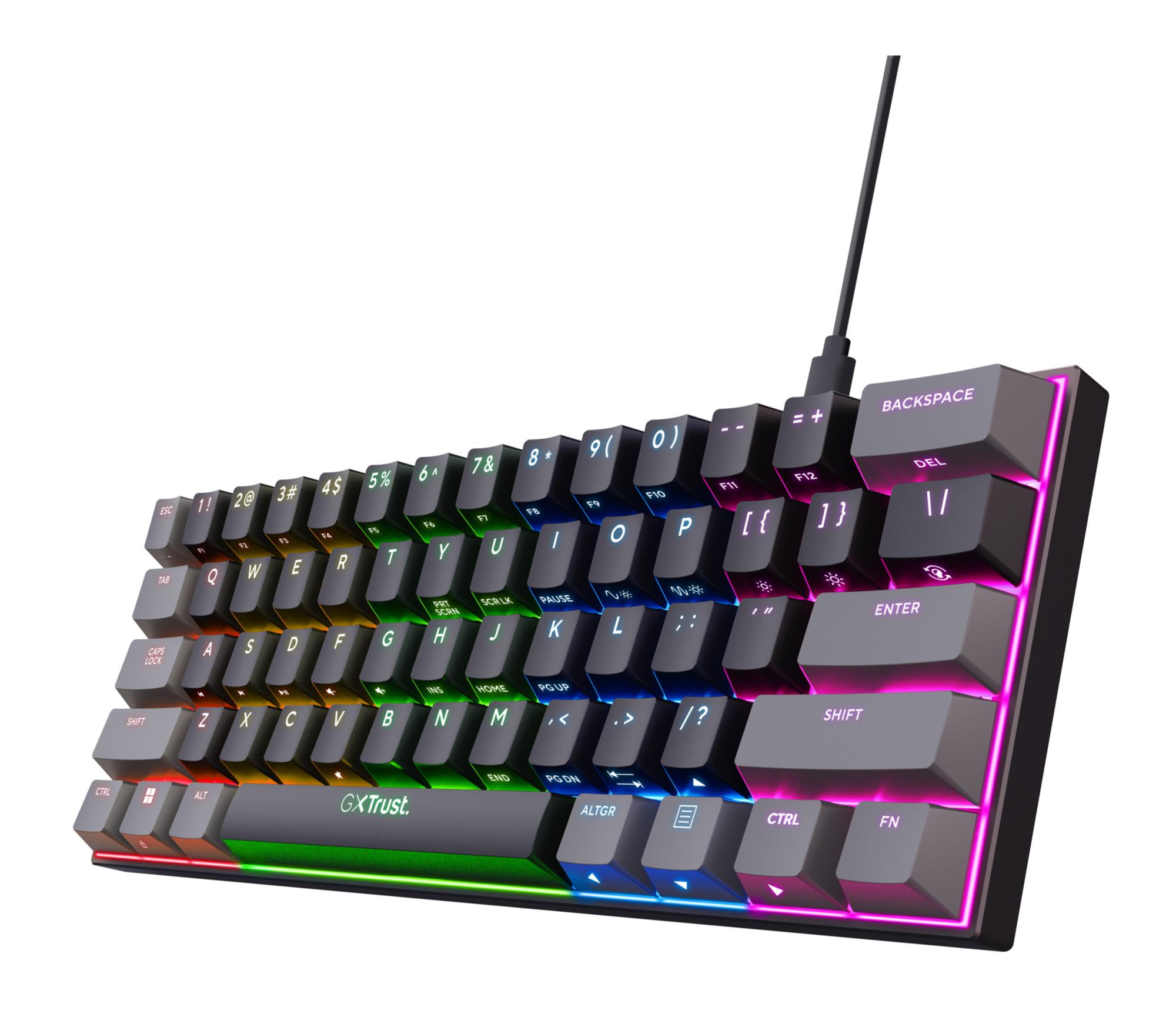 KEYBOARD USB GAMING GXT867/ACIRA MINI 24882 TRUST — изображение 3