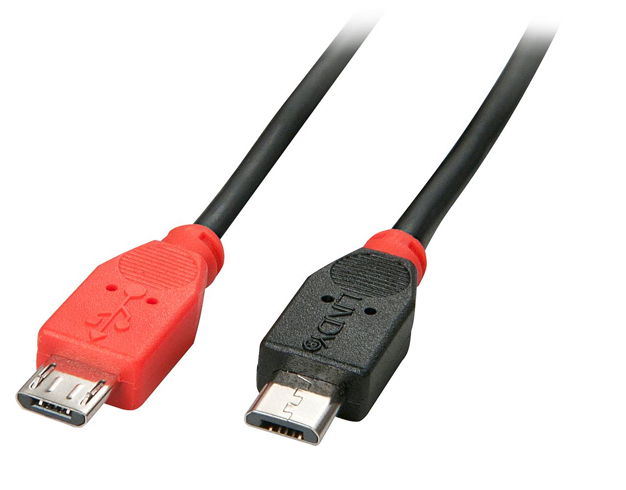 CABLE USB2 MICRO-B OTG 1M/31759 LINDY - Image 3