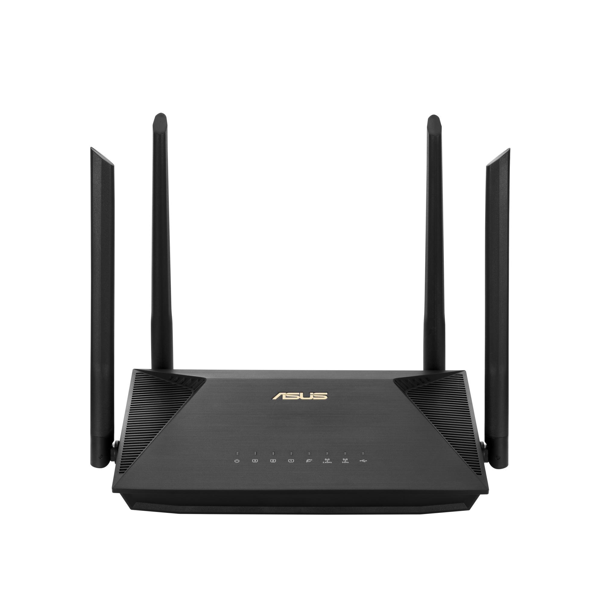 Wireless Router|ASUS|Wireless Router|1800 Mbps|Mesh|Wi-Fi 5|Wi-Fi 6|IEEE 802.11n|USB|1 WAN|3x10/100/1000M|Number of antennas 4|RT-AX1800U - Pilt 3
