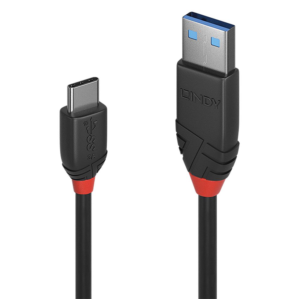 CABLE USB3.2 A-C 1M/BLACK 36916 LINDY - Pilt 3