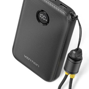 POWER BANK USB 10000MAH 22.5W/BLACK FKAB0-C VENTION