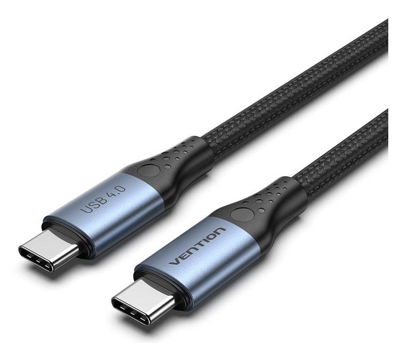 CABLE USB-C BRAIDED/1M GRAY TAVHF VENTION - Image 3