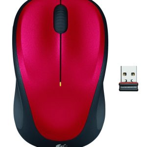 MOUSE USB OPTICAL WRL M235/RED 910-002496 LOGITECH