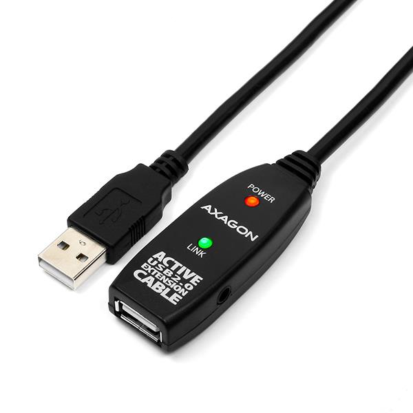CABLE USB2.0 A-M/A-F ACTIVE/5M ADR-205 AXAGON — изображение 3