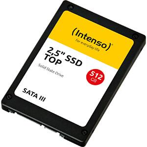 SSD|INTENSO|512 GB|Serial ATA III|Write speed 500 MB/s|Read speed 550 MB/s|2.5"|MTBF 2000000 h|3812450
