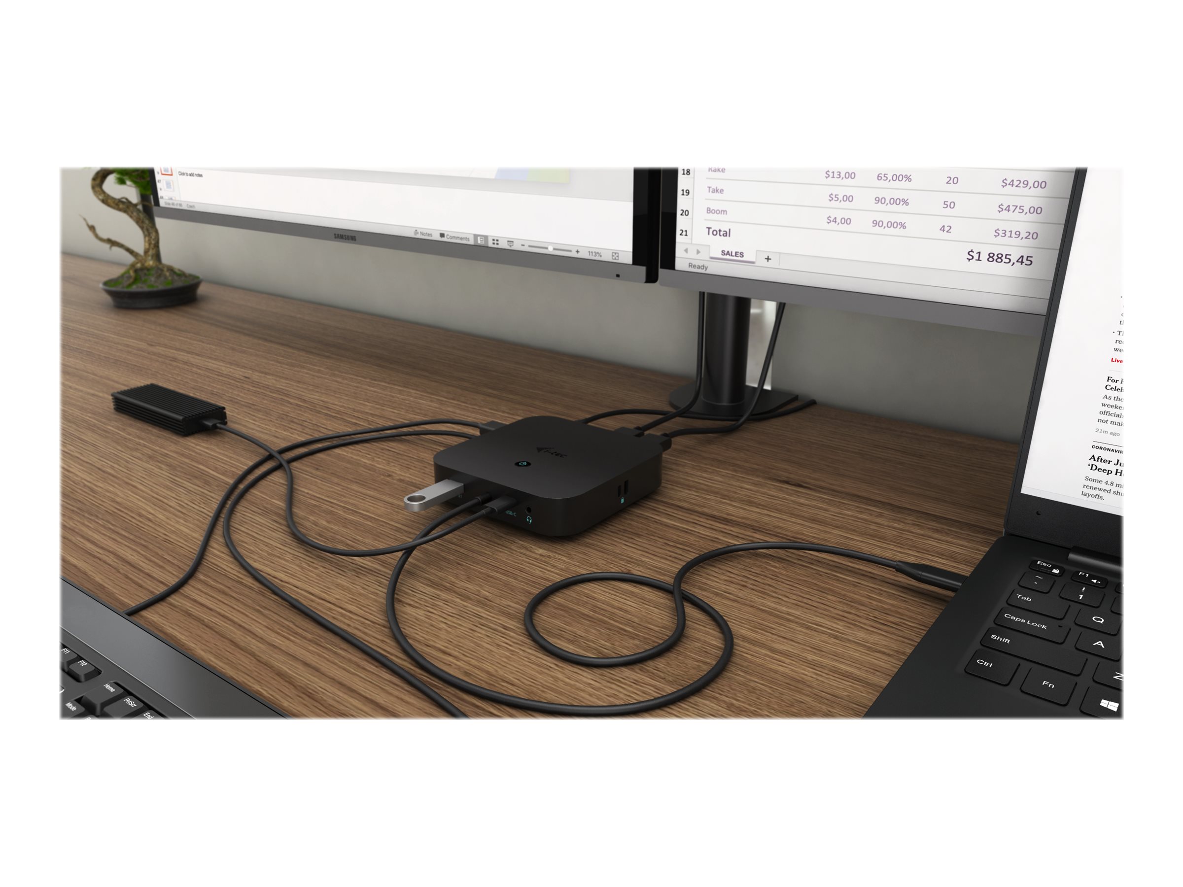 I-TEC USB-C Dual Display Docking Station - Pilt 5