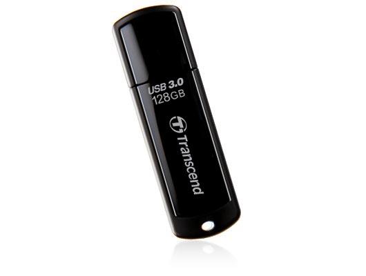 MEMORY DRIVE FLASH USB3 128GB/BLACK TS128GJF700 TRANSCEND - Pilt 5