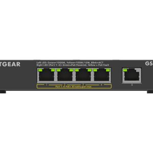 NETGEAR 5-pordiline GE hallatavuseta kommutaator PoE+ toega