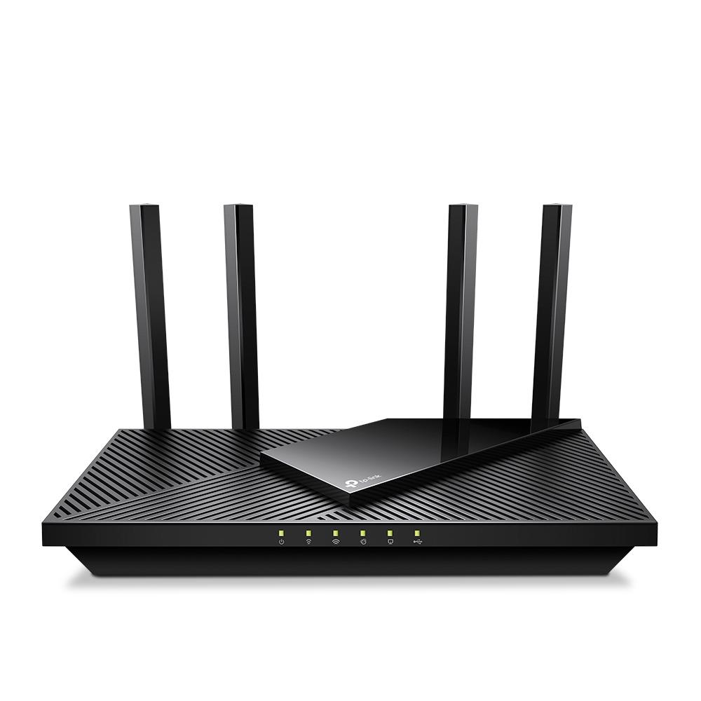 Wireless Router|TP-LINK|Wireless Router|3000 Mbps|Wi-Fi 6|IEEE 802.11a|IEEE 802.11 b/g|IEEE 802.11n|IEEE 802.11ac|IEEE 802.11ax|USB 3.0|3x10/100/1000M|1x2.5GbE|LAN WAN ports 1|Number of antennas 4|ARCHERAX55PRO