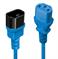 CABLE POWER IEC EXTENSION 0.5M/BLUE 30470 LINDY - Image 2