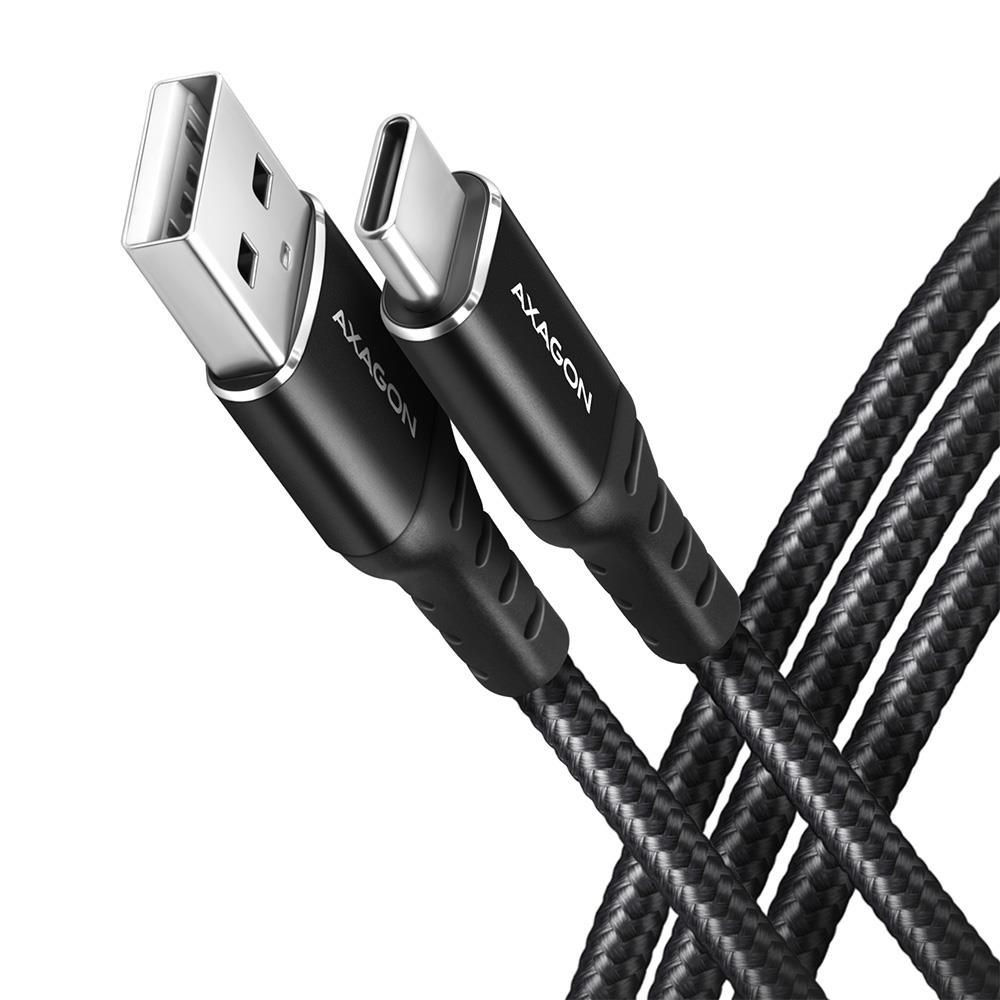 CABLE USB-C TO USB2.0 1M/BLACK BUCM-AM10AB AXAGON - Pilt 3