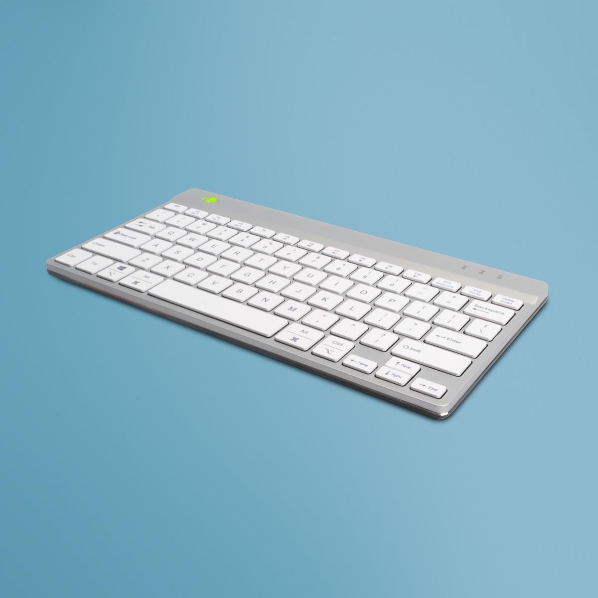 KEYBOARD WRL COMPACT BREAK/WHITE RGOCOUSWLWH R-GO TOOLS — изображение 3