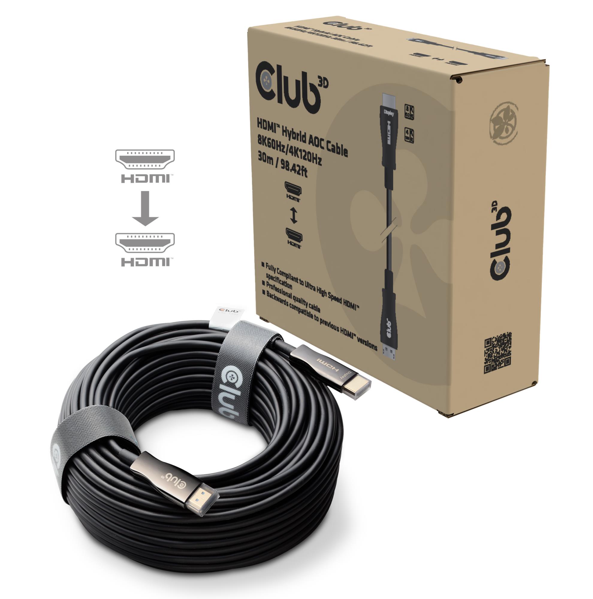 CABLE HDMI 30M/CAC-1392 CLUB3D - Image 5