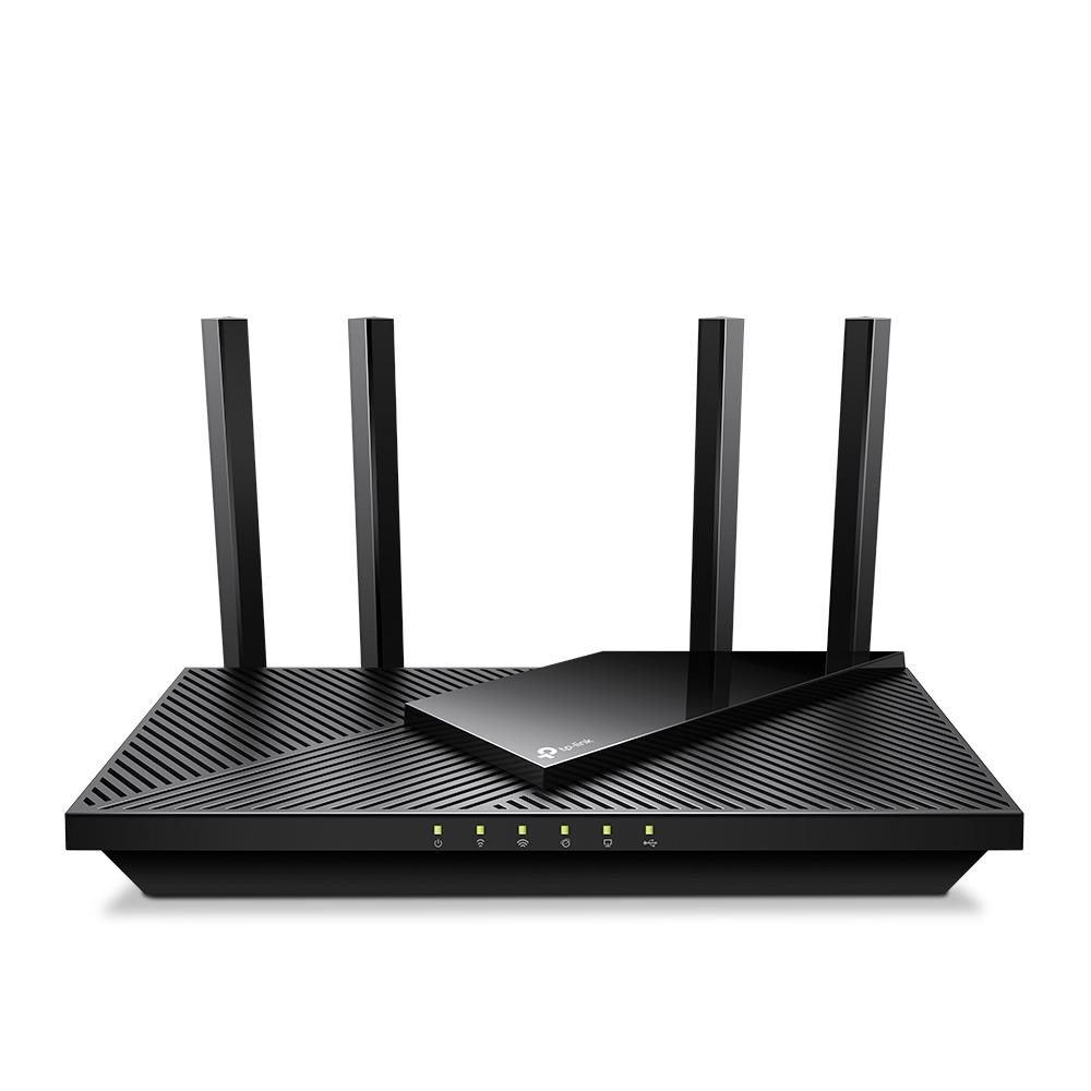 Wireless Router|TP-LINK|Wireless Router|3000 Mbps|Wi-Fi 6|IEEE 802.11a|IEEE 802.11 b/g|IEEE 802.11n|IEEE 802.11ac|IEEE 802.11ax|USB 3.0|3x10/100/1000M|1x2.5GbE|LAN WAN ports 1|Number of antennas 4|ARCHERAX55PRO - Image 3