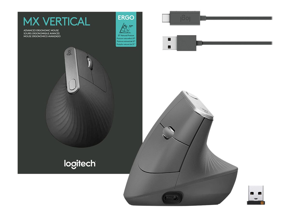 LOGI MX Vertical AdvancedErgonomic Mouse