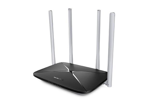 Wireless Router|MERCUSYS|AC12|Wireless Router|1167 Mbps|LAN WAN ports 1|Number of antennas 4|AC12