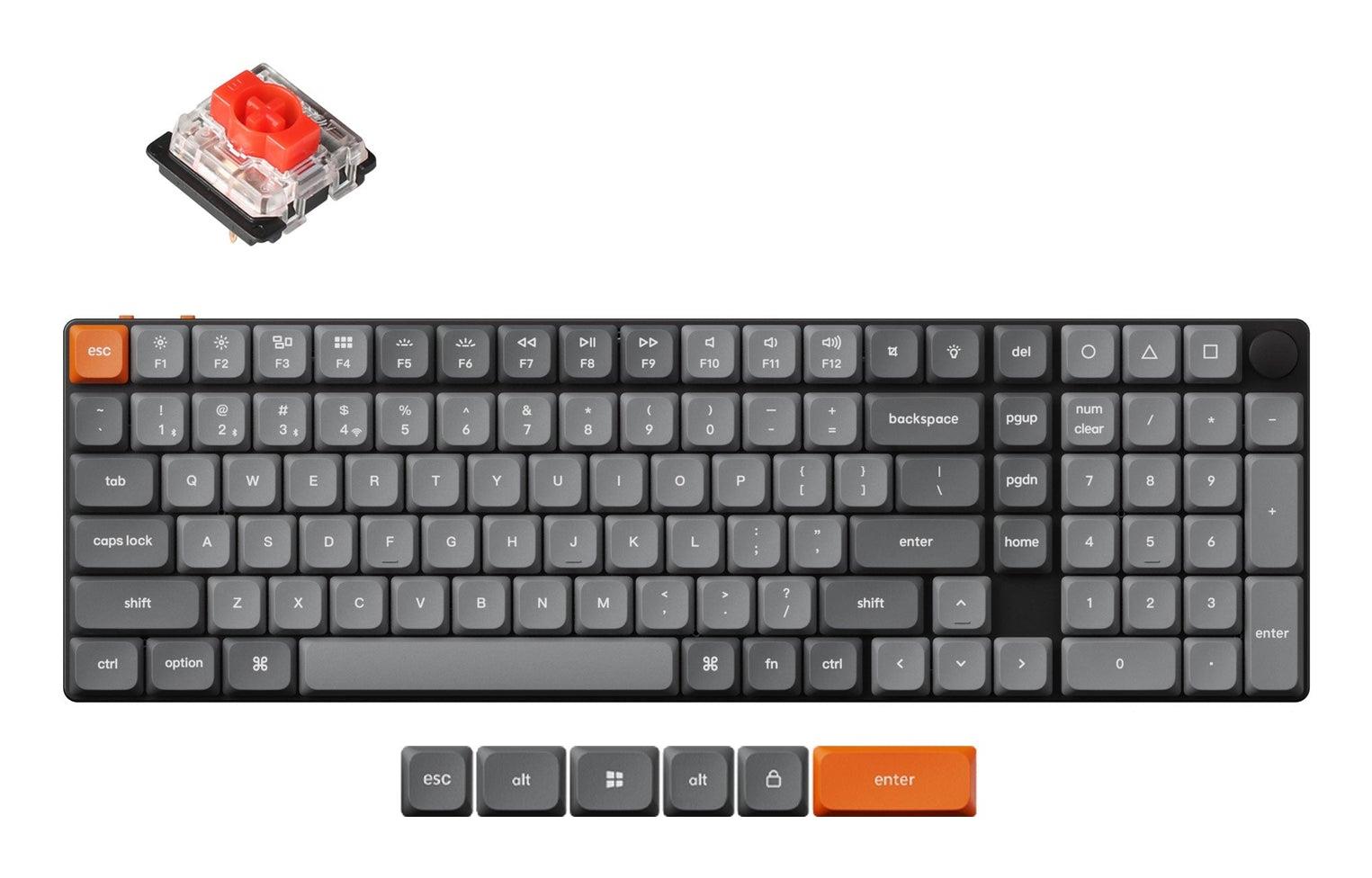 KEYBOARD WRL K17 MAX RGB/BLACK K17M-B1 KEYCHRON