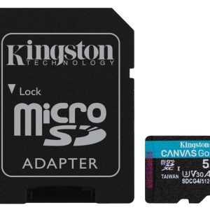 MEMORY MICRO SDXC 512GB UHS-I/W/A SDCG4/512GB KINGSTON