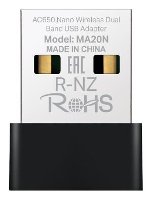 WRL ADAPTER 650MBPS USB NANO/MA20N MERCUSYS - Pilt 3