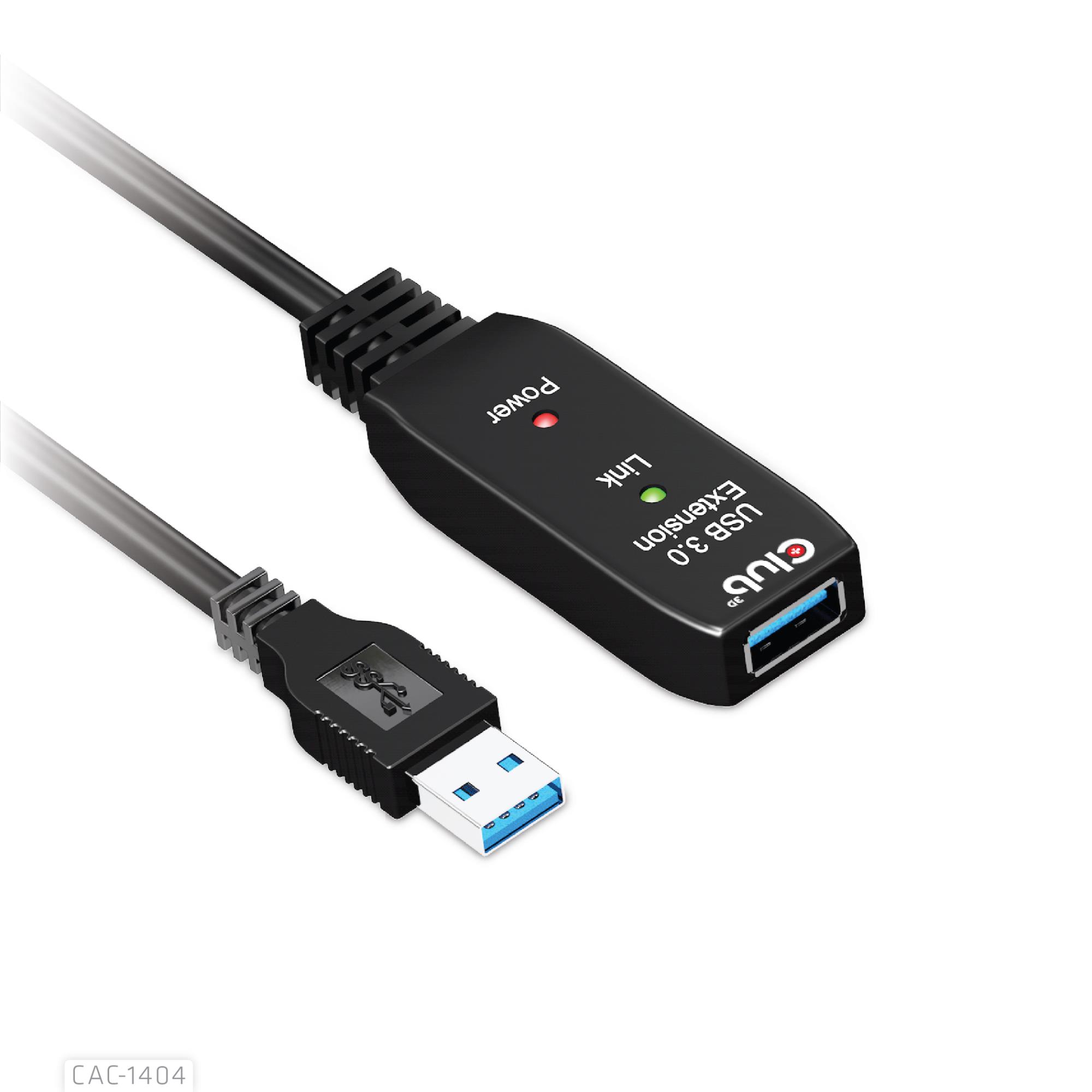 CABLE USB3.2 TO USB3.2 5M/M/F CAC-1404 CLUB3D - Pilt 3
