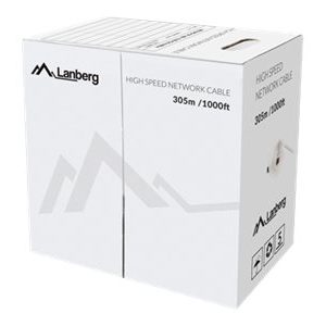 LANBERG LAN cable UTP cat.5e 305m black