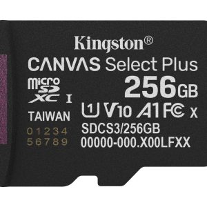 MEMORY MICRO SDXC 256GB UHS-I/SDCS3/256GBSP KINGSTON