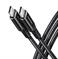 CABLE USB-C TO USB-C 2M 60W/HQ BLACK BUCM-CM20AB AXAGON - Pilt 4
