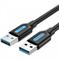 CABLE USB3.0 MALE TO MALE/0.5M BLACK CONBD VENTION — изображение 2
