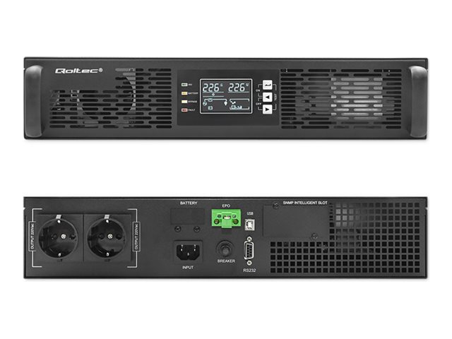 QOLTEC 52285 UPS RACK 1kVA — изображение 3