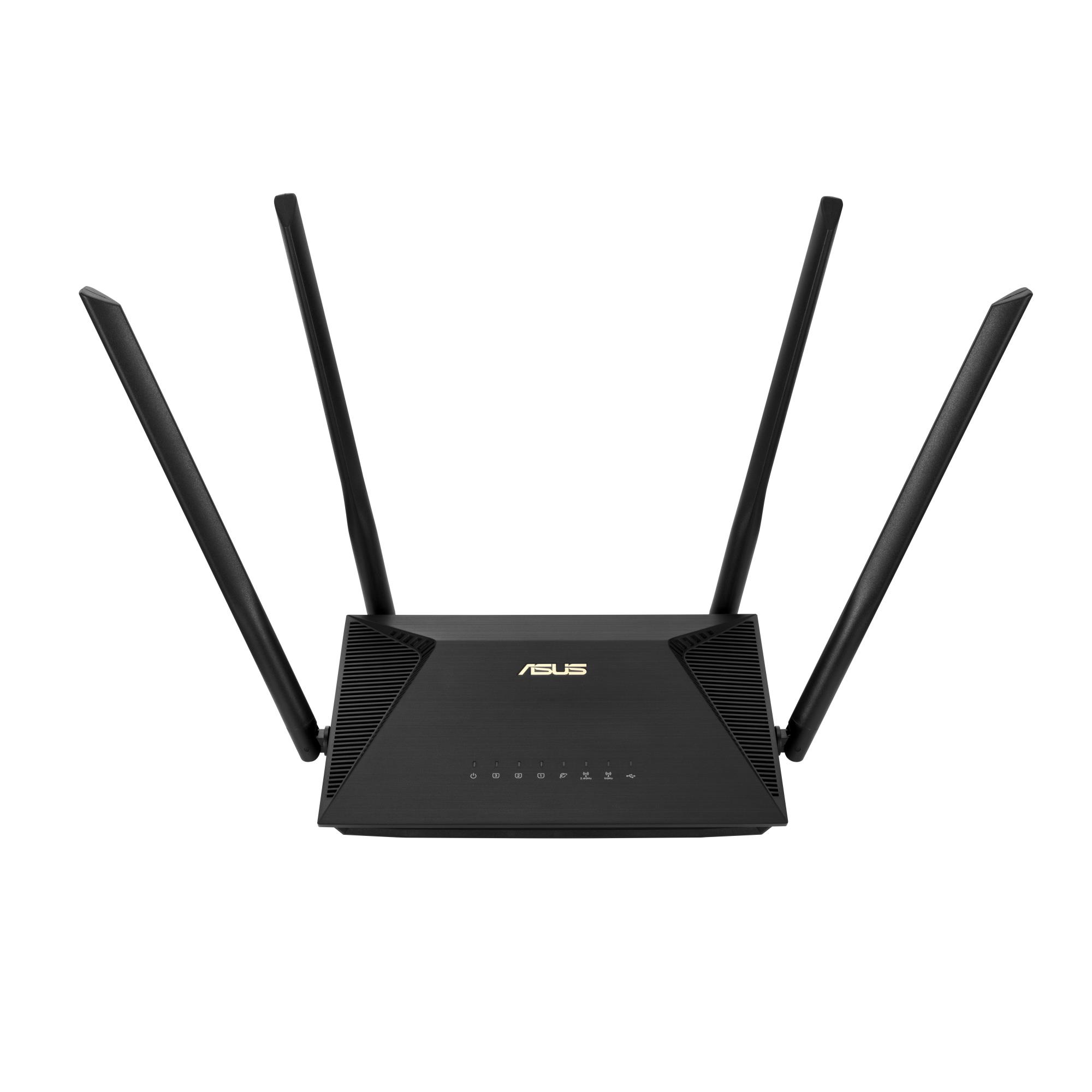 Wireless Router|ASUS|Wireless Router|1800 Mbps|Wi-Fi 6|USB|1 WAN|3x10/100/1000M|Number of antennas 4|RT-AX53U - Pilt 3