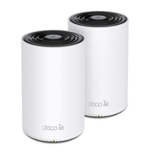 Wireless Router|TP-LINK|Wireless Access Point / Router|2-pack|5400 Mbps|Mesh|Wi-Fi 6e|2x10/100/1000M|1x2.5GbE|LAN WAN ports 3|Number of antennas 4|DECOXE75PRO(2-PACK)