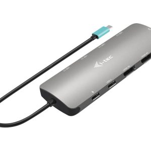 I-TEC USB-C Metal Nano Dock 2x HDMI + PD