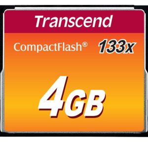MEMORY COMPACT FLASH 4GB/SLC TS4GCF133 TRANSCEND