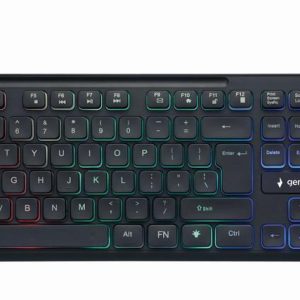 KEYBOARD MULTIMEDIA USB ENG/BLACK KB-UML-02 GEMBIRD