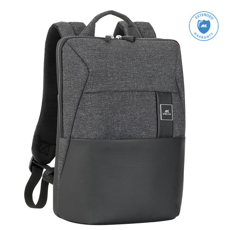 NB BACKPACK LANTAU 13.3"/8825 BLACK MELANGE RIVACASE — изображение 3