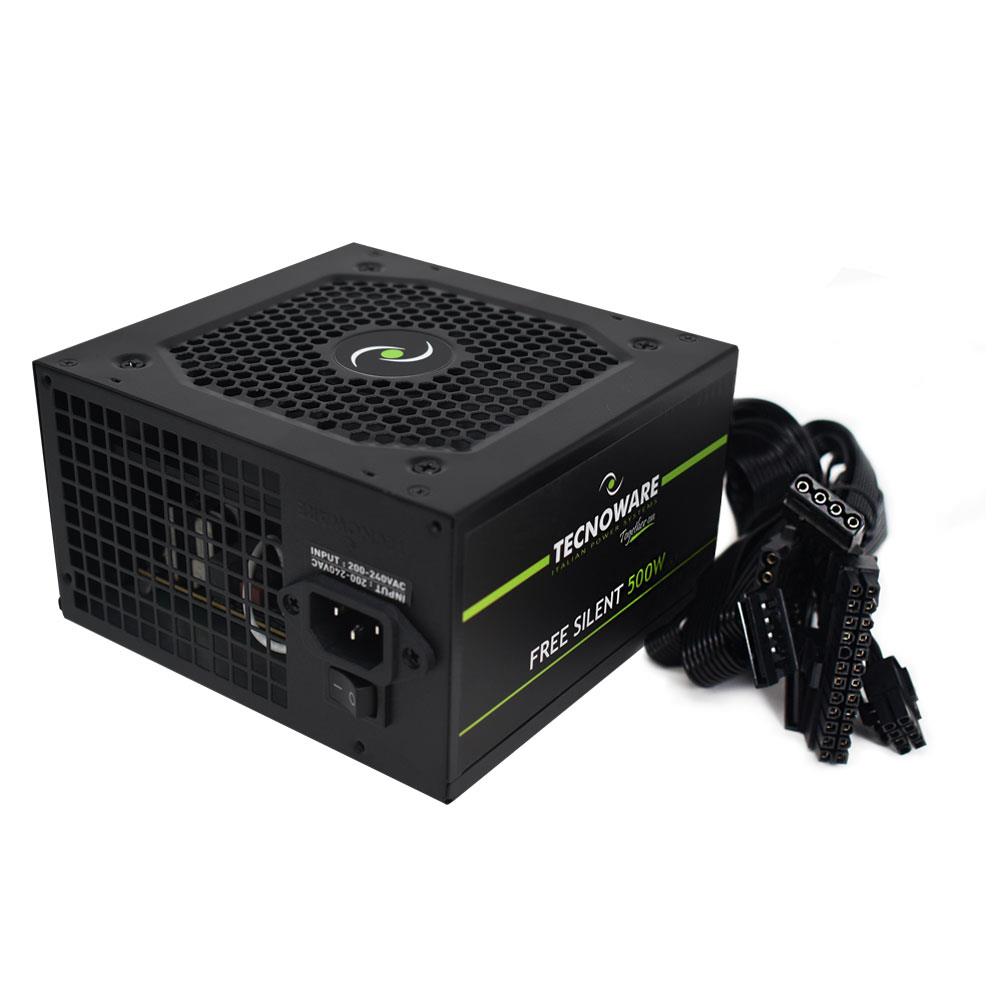 Power Supply|TECNOWARE|FREE SILENT 500W|ATX|PC|180 - 264 V|500 W|FAL506FS12B - Pilt 5