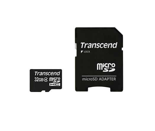 MEMORY MICRO SDHC 32GB/CLASS4 TS32GUSDC4 TRANSCEND
