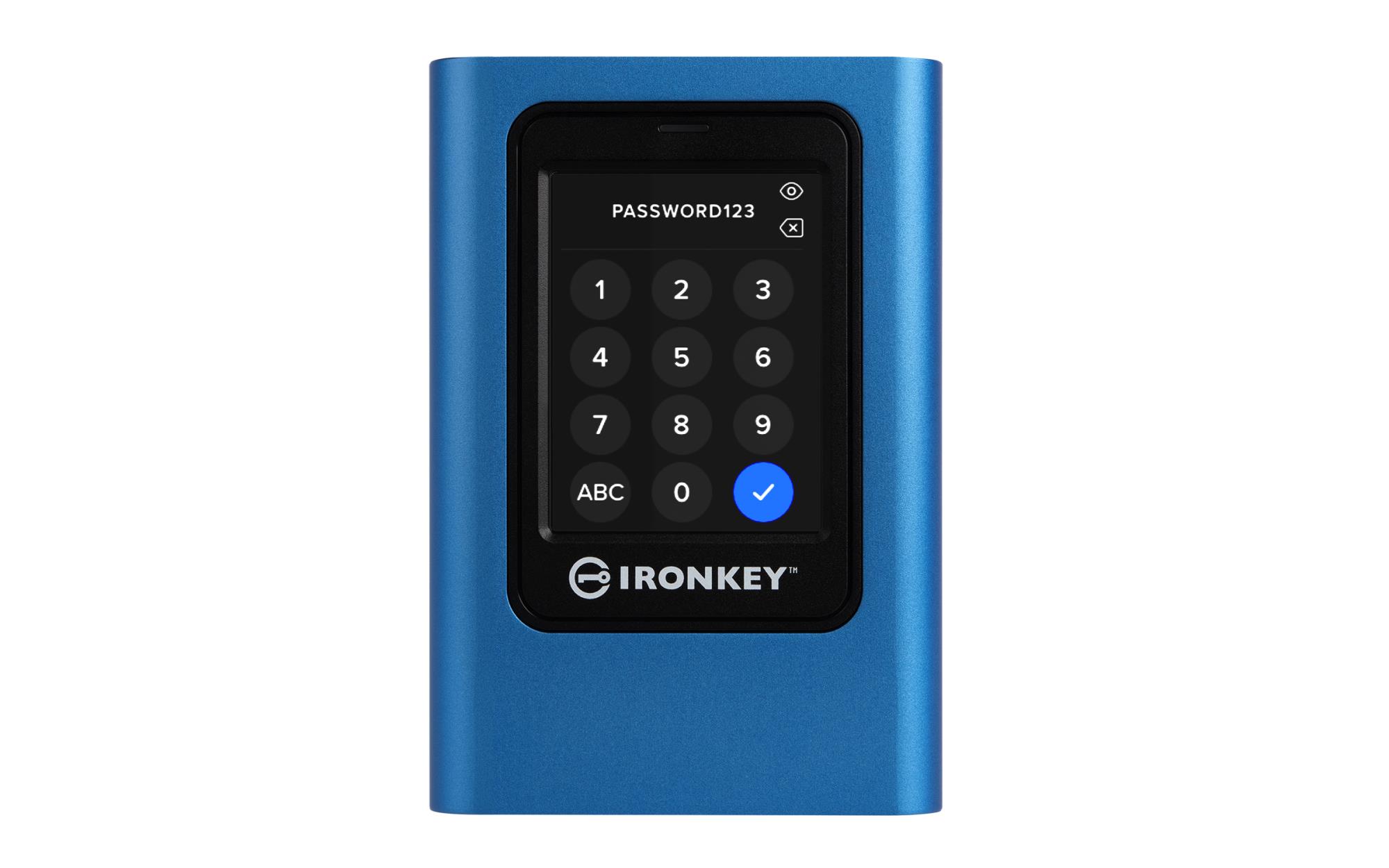External SSD|KINGSTON|IronKey Vault Privacy 80|960GB|USB 3.2|Write speed 250 MBytes/sec|Read speed 250 MBytes/sec|IKVP80ES/960G - Image 3