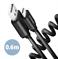 CABLE USB-C TO USB2.0 0.6M/TWISTER BLK BUCM-AM10TB AXAGON — изображение 2