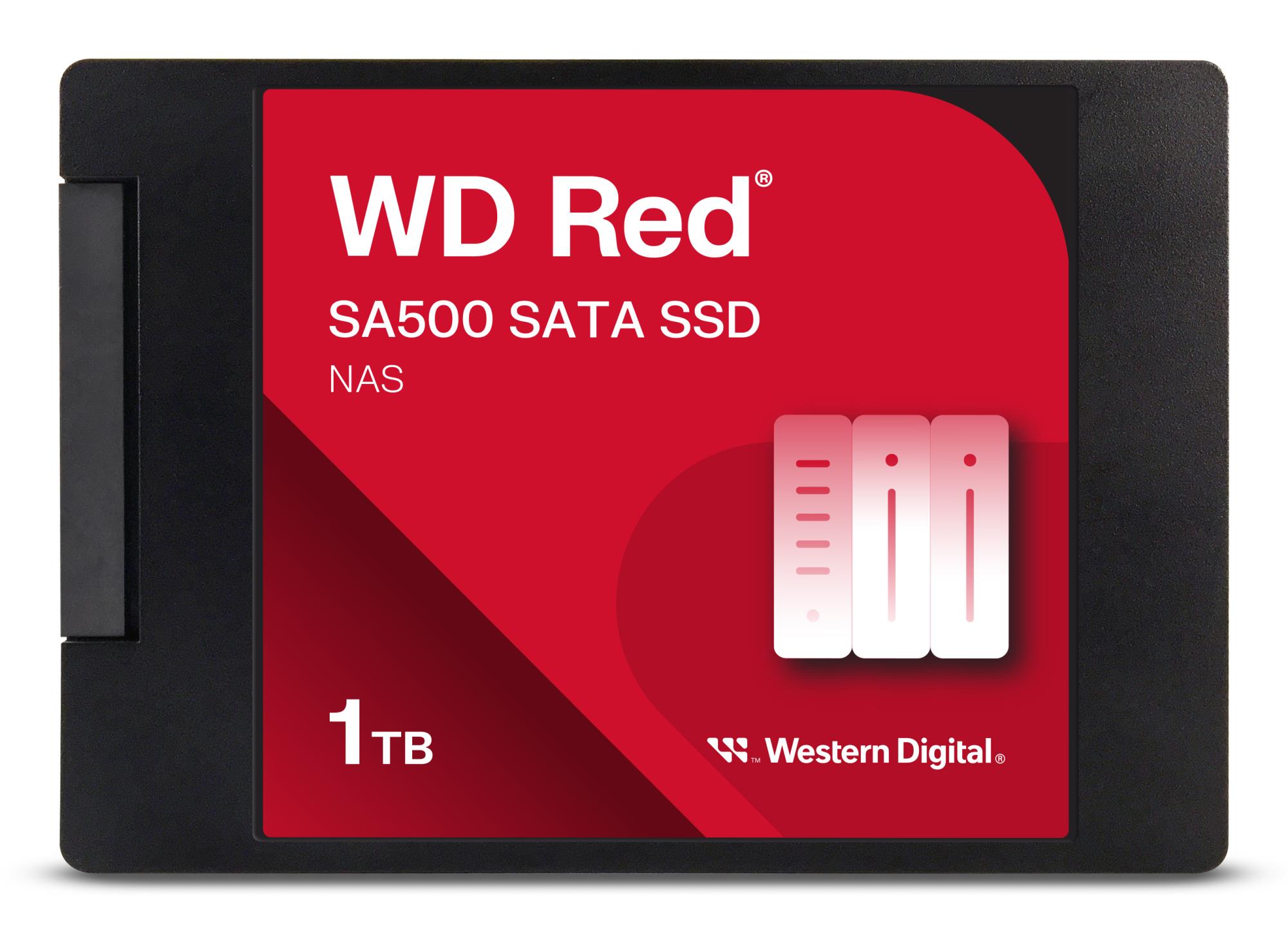 SSD|SANDISK|Red SA500|POWERED BY SANDISK|1000 GB|Serial ATA III|Write speed 560 MB/s|Read speed 530 MB/s|2.5"|600xTBW rating|MTBF 1750000 h|WDS100T1R0A
