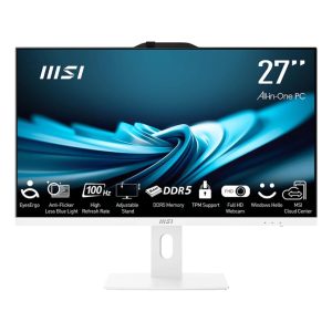 Monoblock PC|MSI|PRO|AP272P 14M|Business|All in One|CPU Intel Core i5|i5-14400|2500 MHz|Screen 27"|RAM 16GB|DDR4|3200 MHz|SSD 512GB|Graphics card Intel UHD Graphics|Integrated|Windows 11 Pro|Colour White|PROAP272P14M-639EU