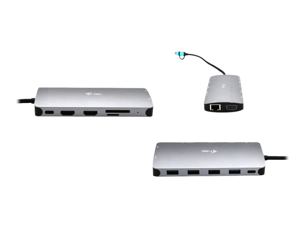 I-TEC USB-C Metal Nano Dock 3xDisplay+PD - Image 5