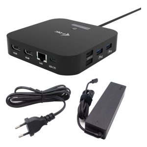 I-TEC USB-C Dual HDMI DS + Charger
