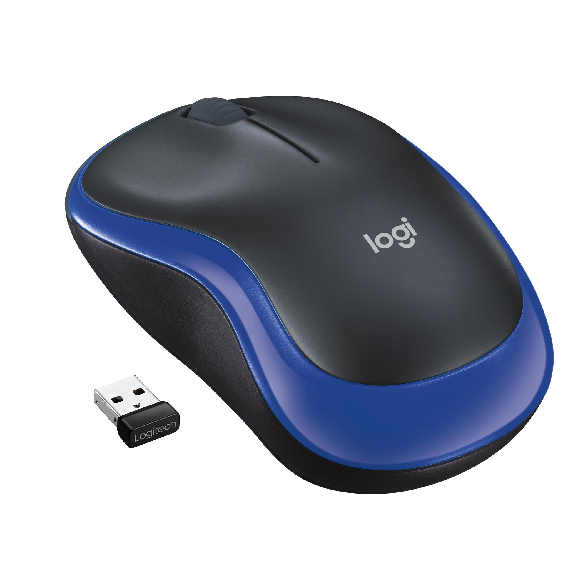 MOUSE USB OPTICAL WRL M185/BLUE 910-002236 LOGITECH - Pilt 7