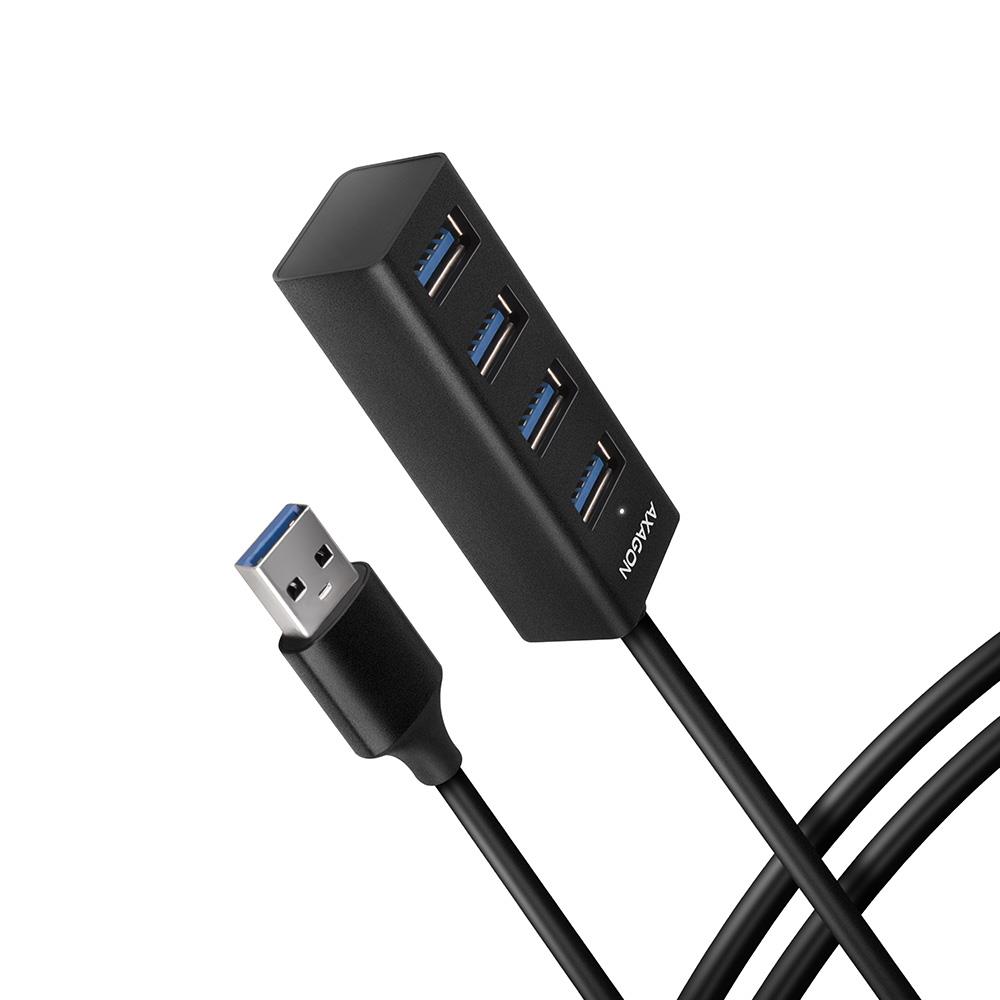 I/O HUB USB3.2 4PORT MINI/1.2M HUE-M1AL AXAGON - Image 3