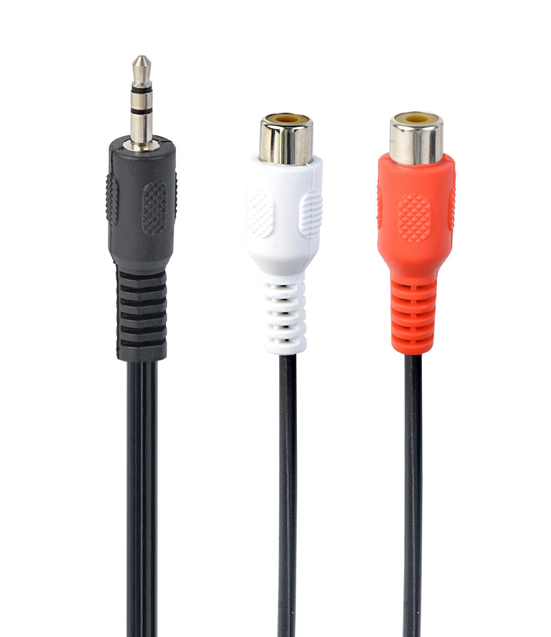 CABLE AUDIO 3.5MM TO 2RCA/SOCKET CCA-406 GEMBIRD - Pilt 3