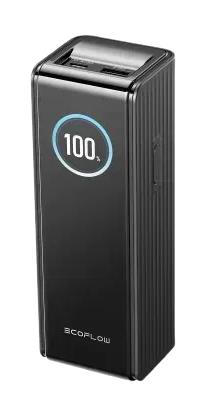 POWER BANK USB 25000MAH RAPID/170W BLACK 5023001006 ECOFLOW - Image 3