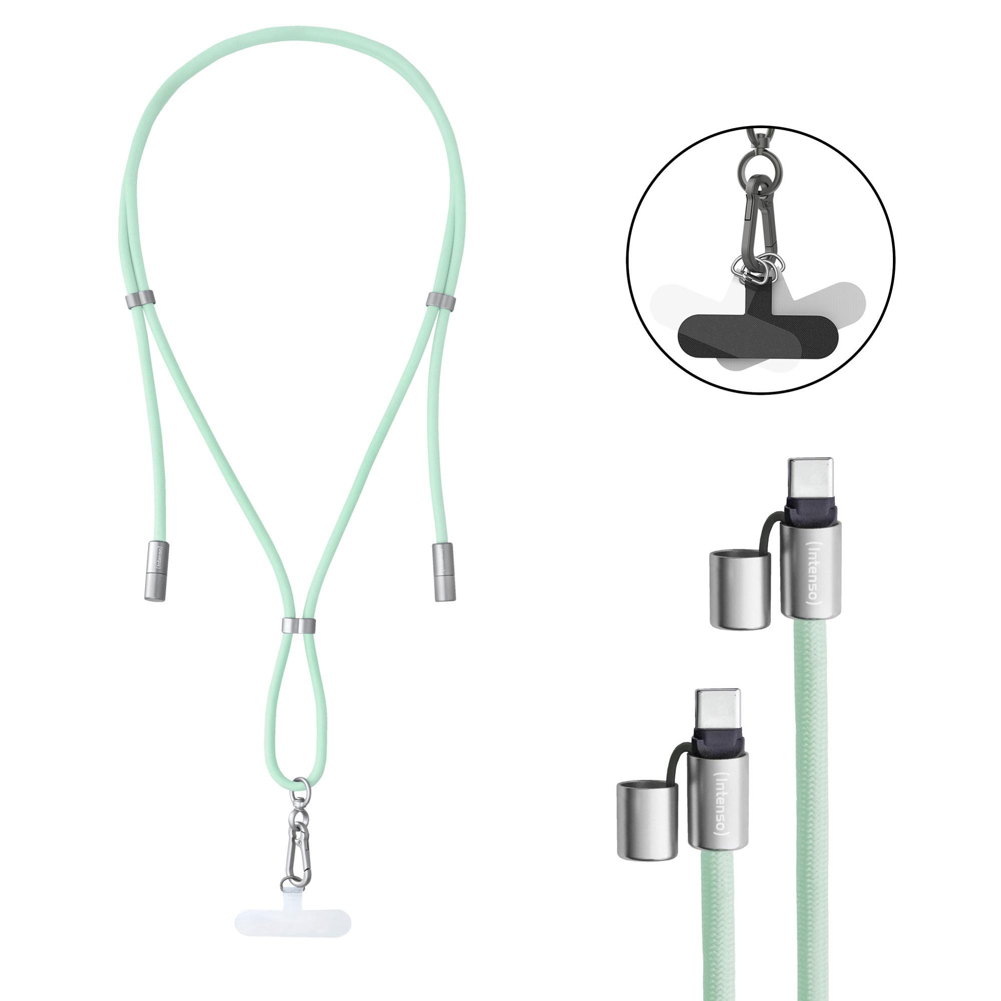CABLE USB-C TO USB-C 1.65M/LANYARD GREEN 7991007 INTENSO - Image 7