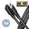 CABLE USB-C EXTENSION 1M/BLACK BUCM32-CF10AB AXAGON - Image 4